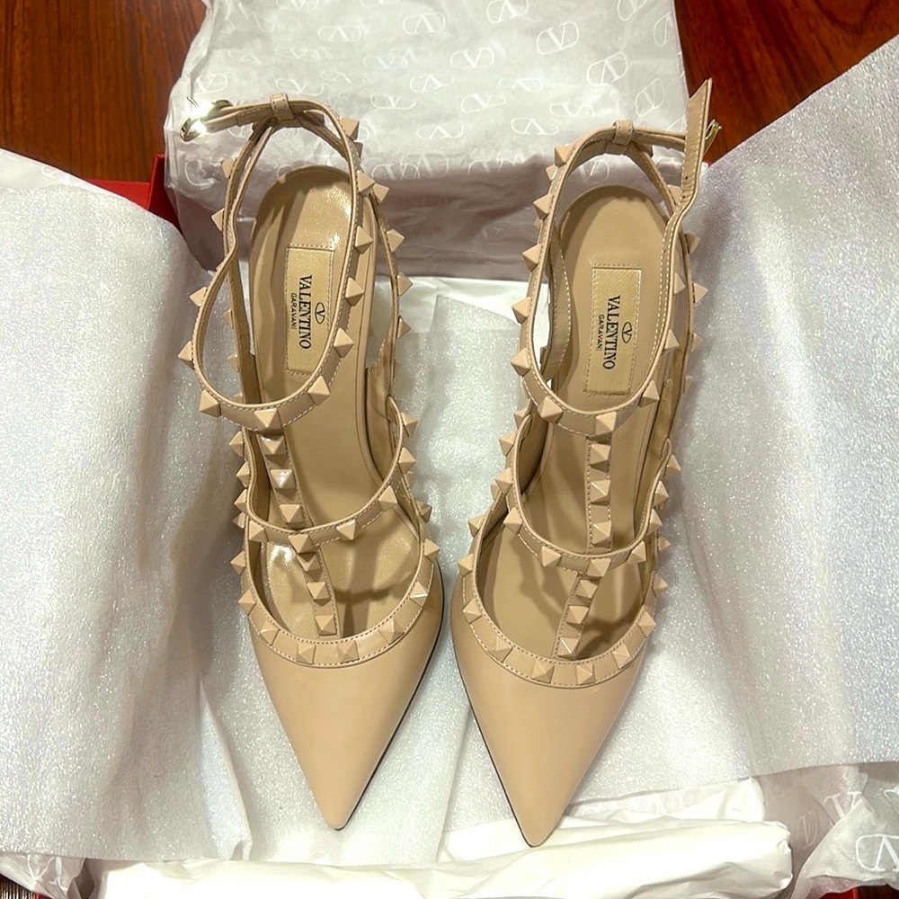 Valentino Garavani rockstud ankle strap